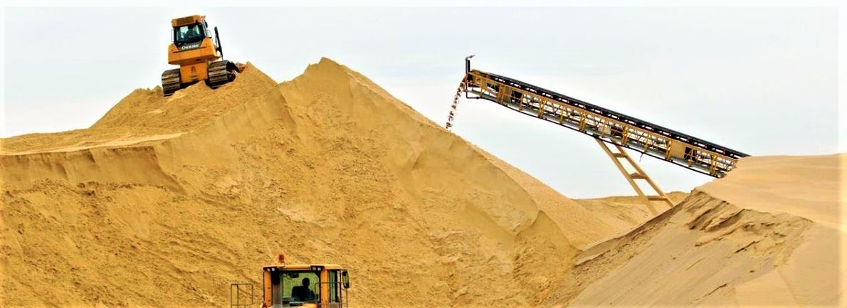 Песок строительный в Ломоносове